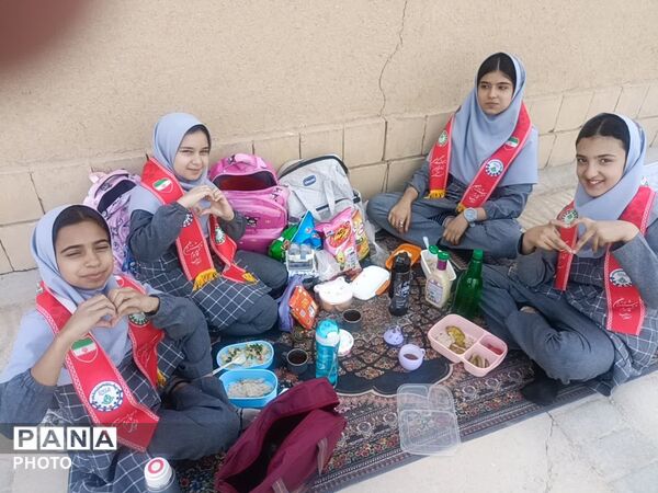 اردوی دبستان شهید نجاتی در پارک بانوان مهردشت ابرکوه