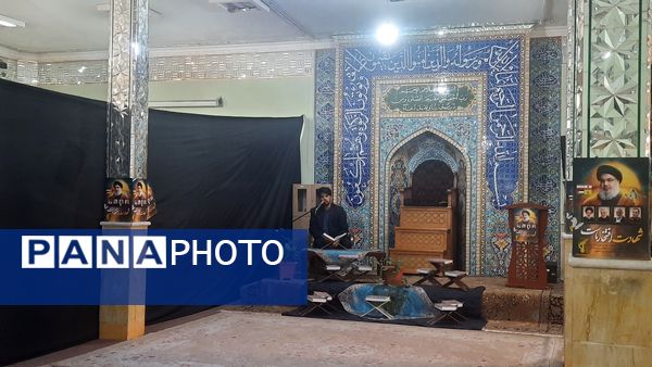 مراسم هفتمین روز شهادت‌ سید مقاومت در ناحیه۶ مشهد 