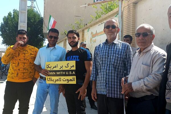 راهپیمایی روز قدس در سعدآباد