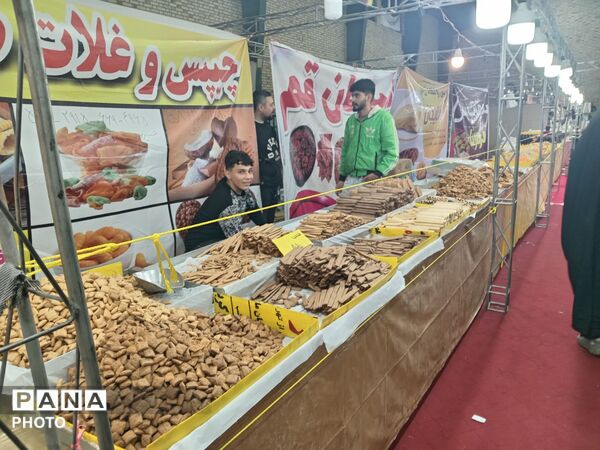 جلوه‌هایی از مراسم افتتاح نمایشگاه بهاره شهر جعفریه
