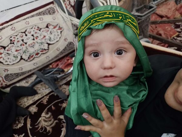 برگزاری مراسم شیرخوارگان حسینی در خلیل آباد