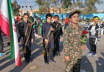 مهمان آسمانی دبستان غنچه‌های ولایت ناحیه 3 شیراز