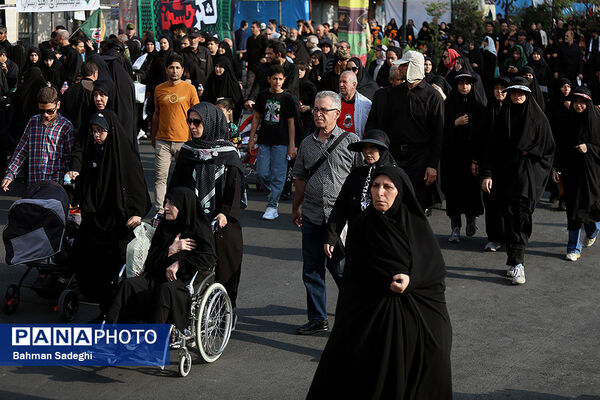 پیاده روی جاماندگان اربعین حسینی - تهران