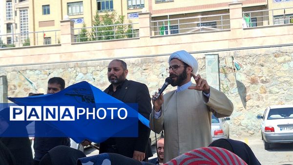 اعلام محکومیت رژیم صهیونیستی توسط دانش‌آموزان البرزی