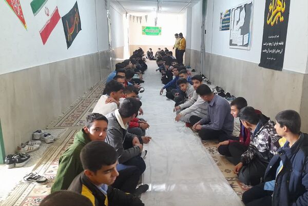 مراسم دهه فاطمیه در هنرستان خوارزمی 