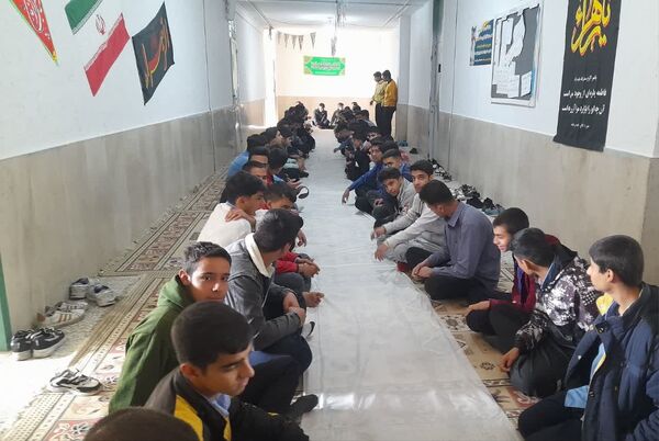 مراسم دهه فاطمیه در هنرستان خوارزمی 