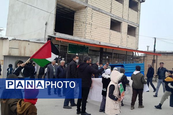 راهپیمایی ۲۲ بهمن در روستای خوی