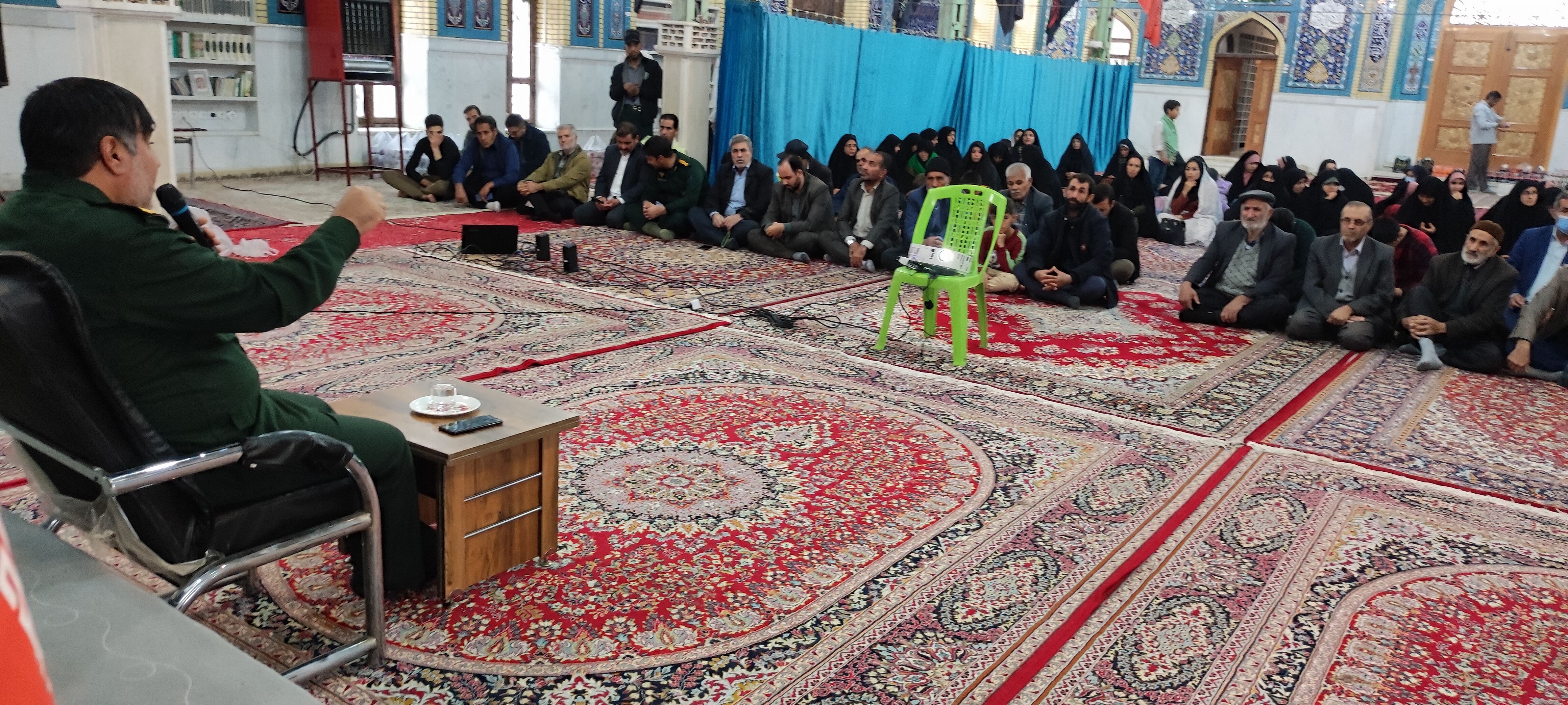 تقدیر از فرماندهان خواهر و برادر بسیجی شیروان