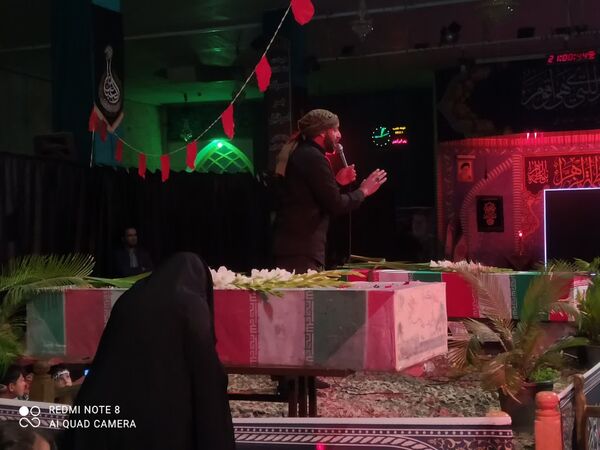 تشییع پیکر مطهر شهدای گمنام در سرار شهرستان برخوار