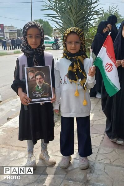 حضور فرزندان انقلاب بیرم در راهپیمایی روز قدس