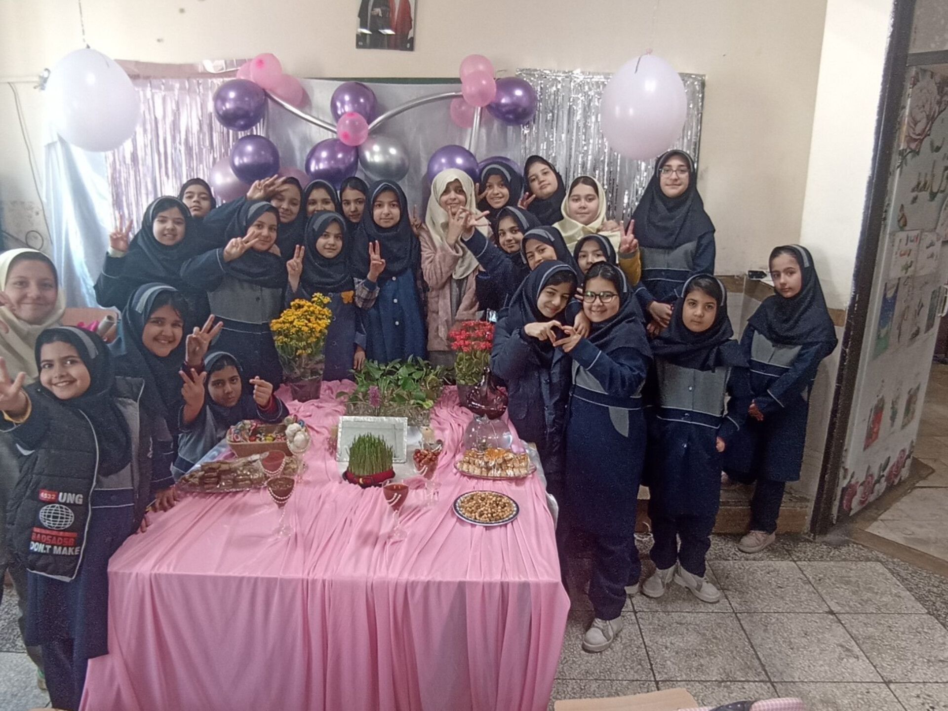 برگزاری جشن نوروز در دبستان کوثر مشهد
