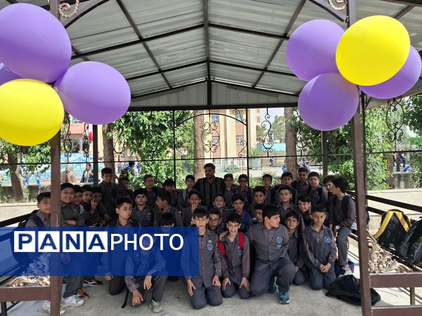 افتتاحیه آلاچیق در دبستان پانزده خرداد 