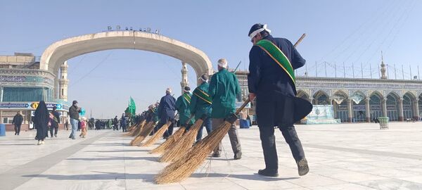 آیین جاروکشی مسجد مقدس جمکران