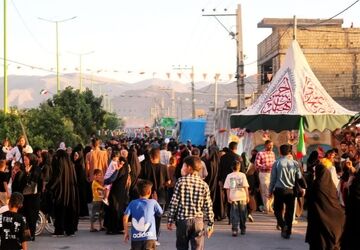 جشن کیلومتری عید غدیر در یزدانشهر