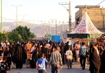 جشن کیلومتری عید غدیر در یزدانشهر