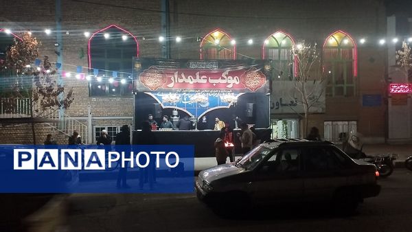 برپایی موکب به مناسبت شهادت امام موسی کاظم (ع) در خلیل آباد