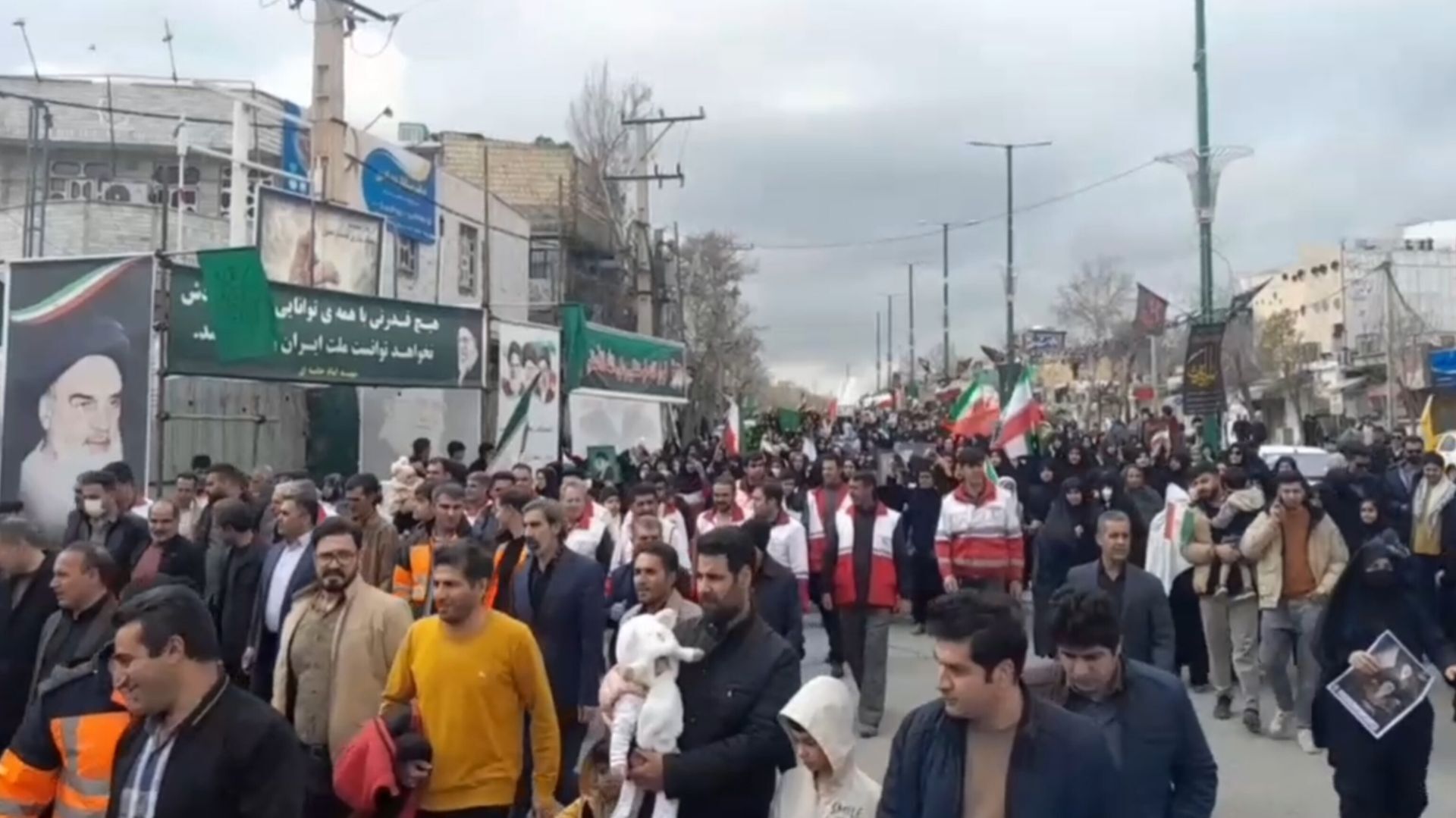 حضور پر شور مردم کوهدشت در راهپیمایی عظیم روز قدس
