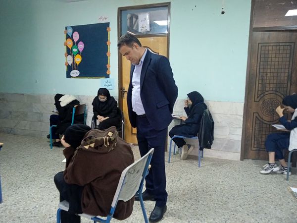 بازدید هیات کارشناسی اداره‌کل از حوزه‌های امتحانی خاتم 