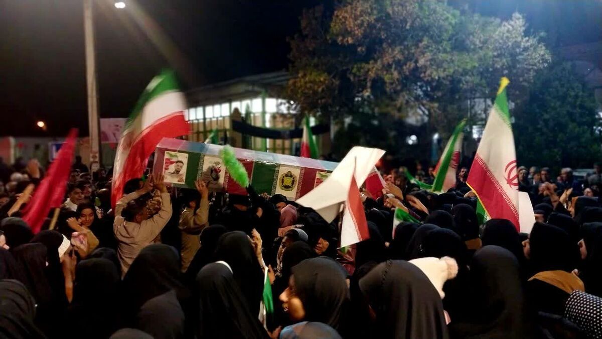 وداع با پیکر مطهر «شهید علیرضا یوسف‌زاده»