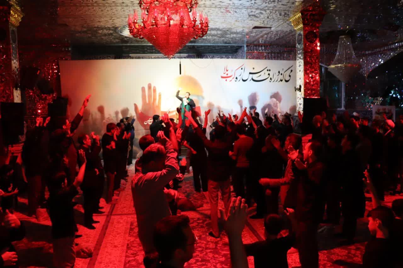 عزاداری ابا عبدالله الحسین (ع)  در امامزاده سید عباس در بجنورد 