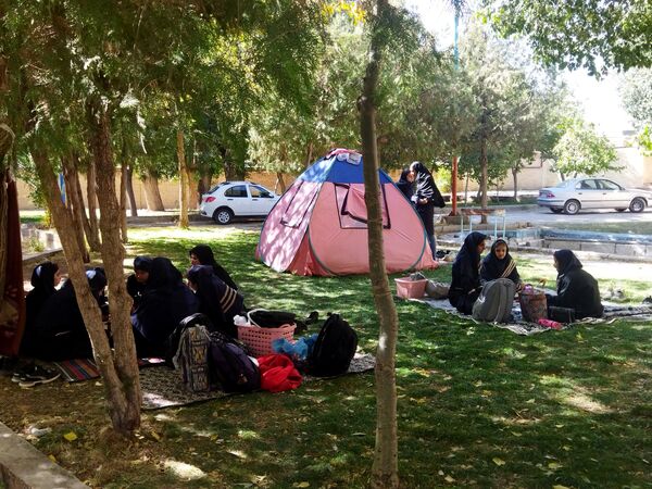 حضور دانش‌آموزان ناحیه یک شهرکرد و لاران در اردوی «طرح تمشک» 