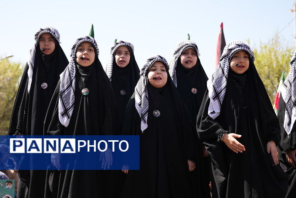 راهپیمایی روز قدس در یزد