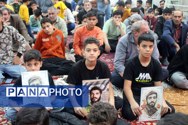 گرامیداشت یاد و خاطره شهدای دانش‌آموز شهرستان جعفرآباد