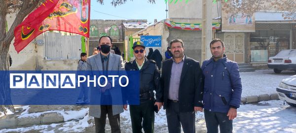 راهپیمایی ۲۲بهمن در روستای اسلام آباد شیروان
