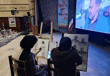 دهمین سالگرد شهید محسن قاجاریان در فرهنگسرای سیمرغ نیشابور 