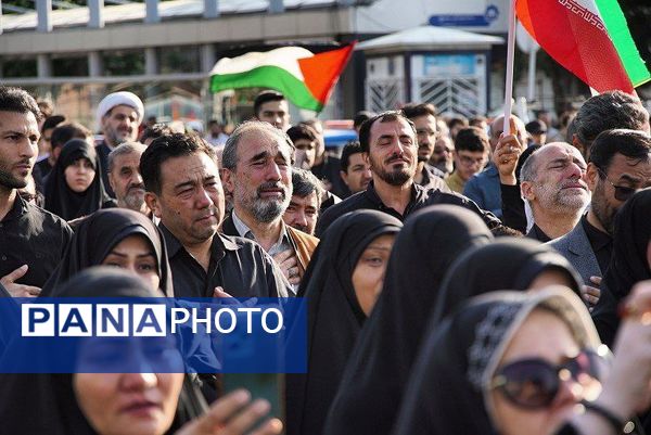 اجتماع مردم مشهد در فراق سید الشهدای خدمت 