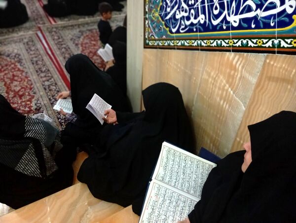 برگزای مراسم شب قدر و نوزدهم ماه رمضان در امامزاده سید حمزه کاشمر