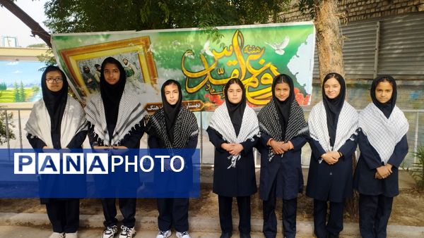 مراسم زنگ مهر در مدرسه فرهنگ خلیل آباد