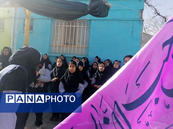 موکب نیمه شعبان در مدرسه نخودی