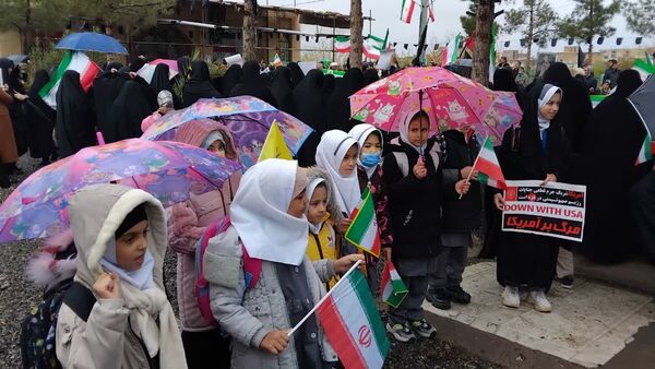 برگزاری مراسم راهپیمایی قدس در روستاهای صرم و جعفرآباد قم