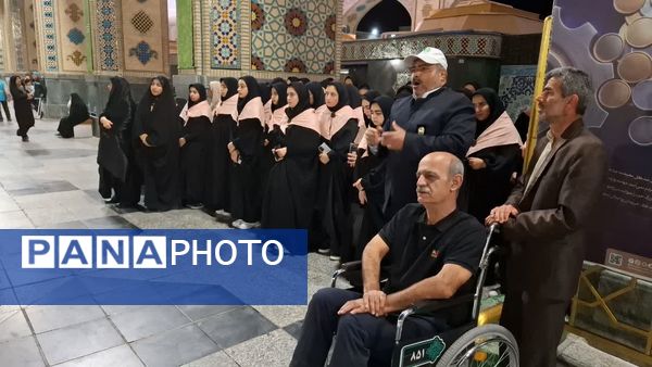 اعزام دانش‌آموزان هادی‌شهری به مشهد مقدس