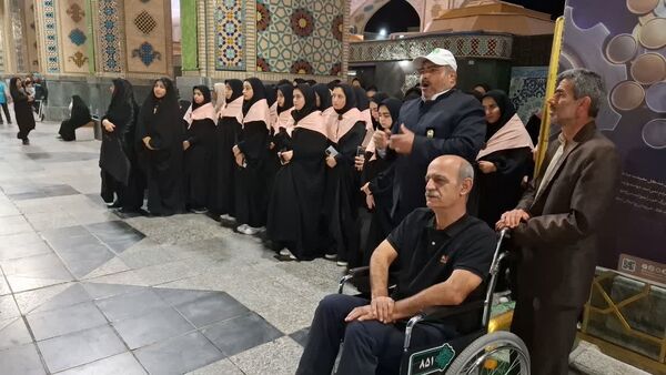 اعزام دانش‌آموزان هادی‌شهری به مشهد مقدس