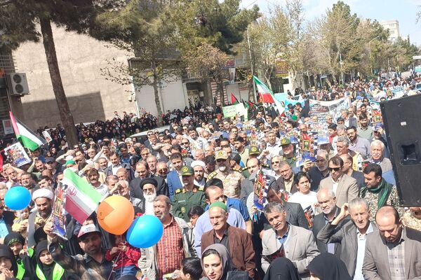 راهپیمایی روز جهانی قدس در نیشابور