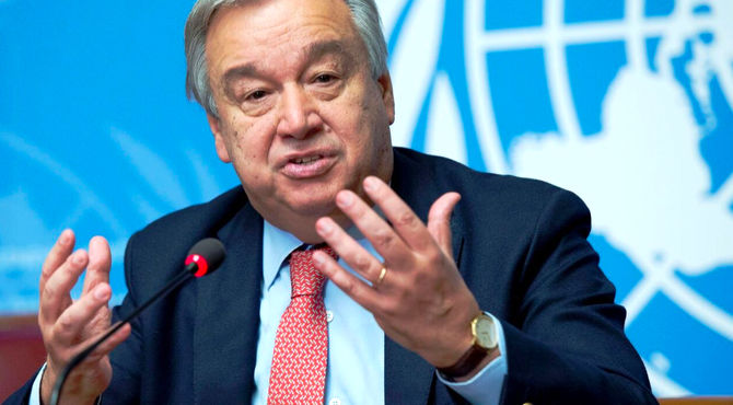 گفت‌وگوی دبیرکل سازمان ملل و رئیس جمهور ونزوئلا در میان تهدیدهای آمریکا