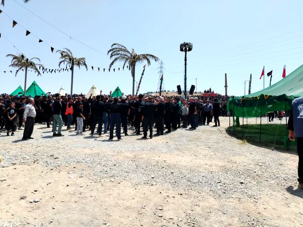 مراسم تعزیه‌خوانی در شهر طاقانک