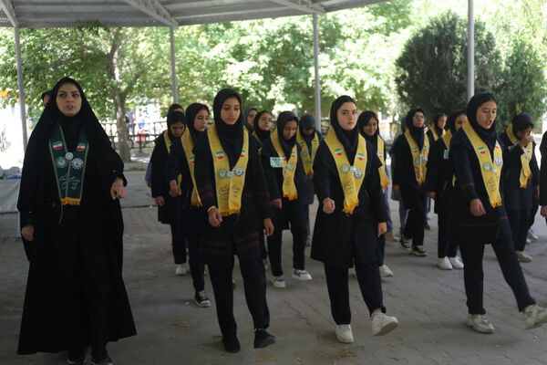 پیش اردوی ملی پیشتازان دختر سازمان دانش‌آموزی آذربایجان شرقی