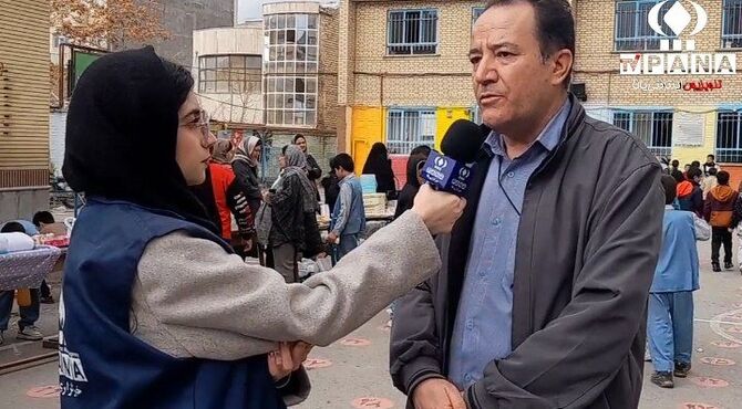 برپایی بازارچه مدرسه پسرانه تصفیه چیها