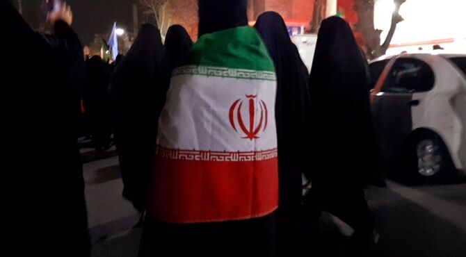 خیل عظیمی از مردم باغنرده اسلامشهر در قیام خون رهبر شهیدمان