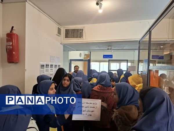 بازدید دانش‌آموزان پیشتاز از شعبه تامین اجتماعی شهرکرد