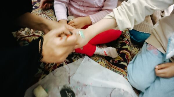برپایی غرفه کودک در نماز جمعه شهرستان کاشمر 