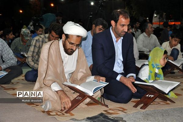 مراسم سی شب  با قرآن  درشهرستان خوسف
