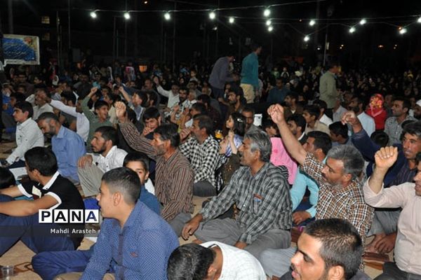 مراسم سی شب  با قرآن  درشهرستان خوسف