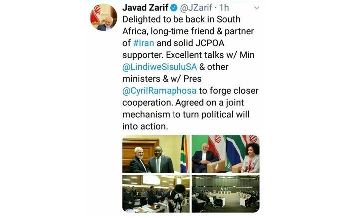 توافق ایران و آفریقای جنوبی بر روی یک سازوکار مشترک  جهت گسترش روابط 2 کشور