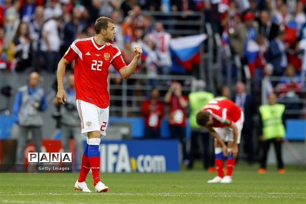 دیدار تیم های روسیه و عربستان  در افتتاح جام جهانی 2018روسیه