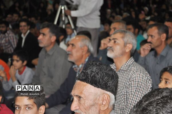 مراسم اختتامیه سی شب باقرآن درشهرستان خوسف