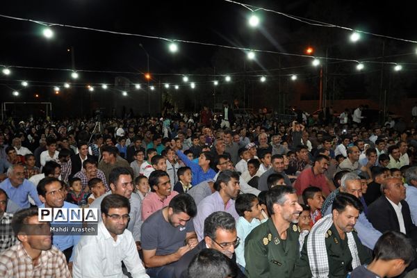 مراسم اختتامیه سی شب باقرآن درشهرستان خوسف